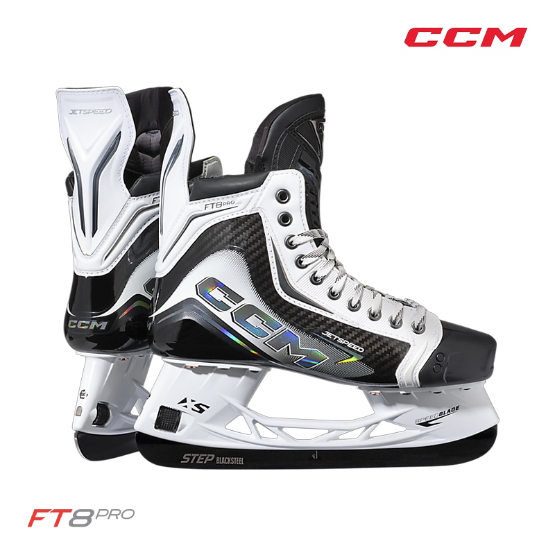 CCM スケート靴 ジェットスピード FT8 PRO インター ホワイト アイスホッケー