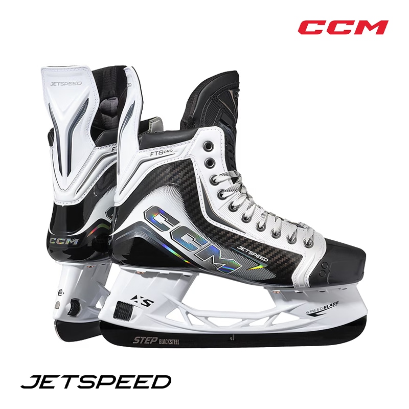 CCM スケート靴 ジェットスピード FT8 PRO インター ホワイト アイス