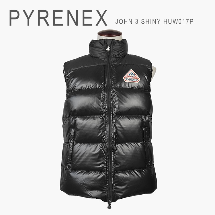 pyrenex 美品　ピレネックス ダウンベスト ‼️john M BLK ピレネックス ダウン ベスト ダウンベスト メンズ ブランド ユニ