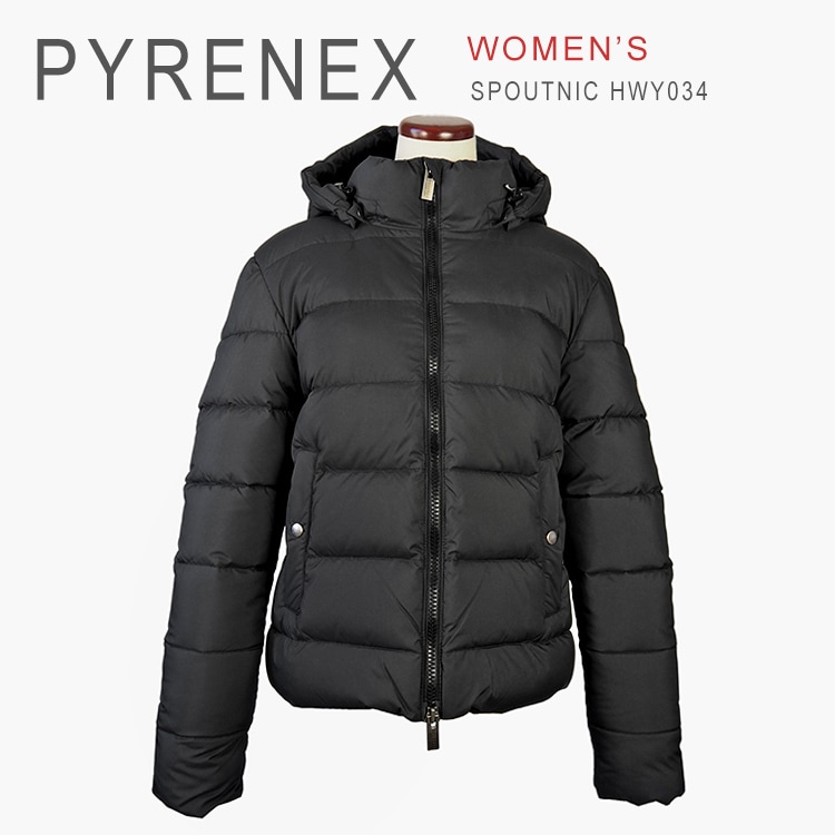 ピレネックス ダウン レディース ショート ブランド 軽量 軽い 暖かい フード付き ダウンジャケット スタンドカラー きれいめ アウター 冬 スプートニック 2025-26AW 2025-2026年秋冬 PYRENEX SPOUTNIC HWY034 送料無料 ピレネックス ダウン レディース ショート ブランド 軽量 軽い 暖かい