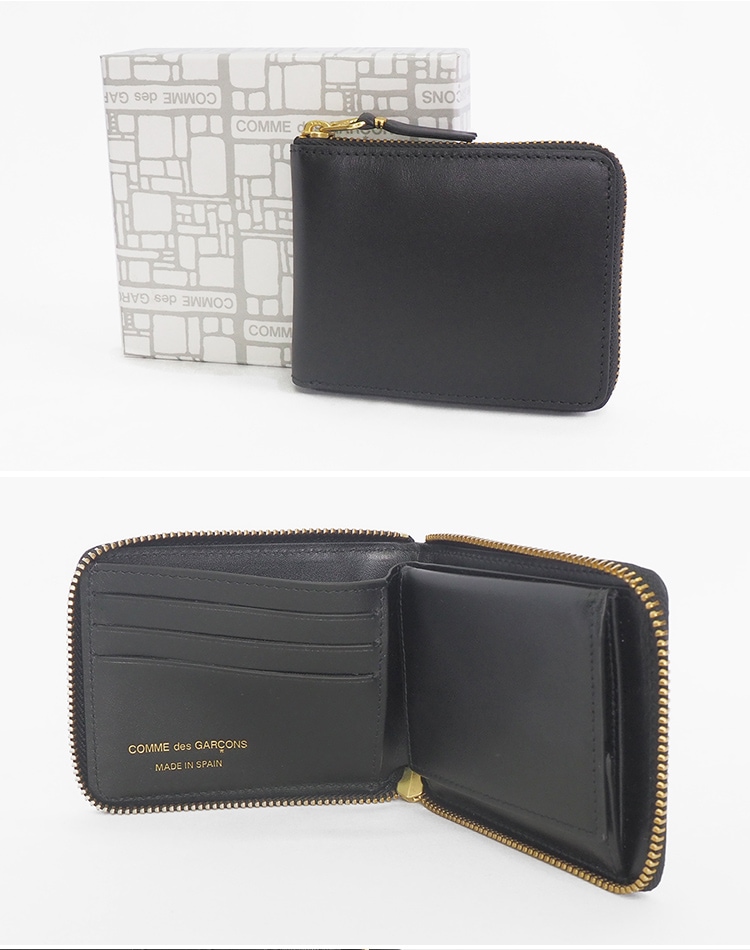 コムデギャルソン 財布 メンズ レディース 二つ折り 本革 牛革 レザー