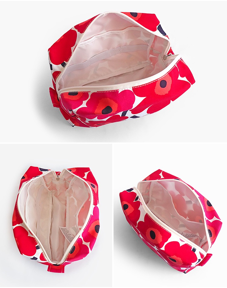 国内即発送*マリメッコ ポーチ 大きめ marimekko VILJA 047197 マリメッコ ポーチ 大きめ かわいい 小物入れ ブランド 仕切り
