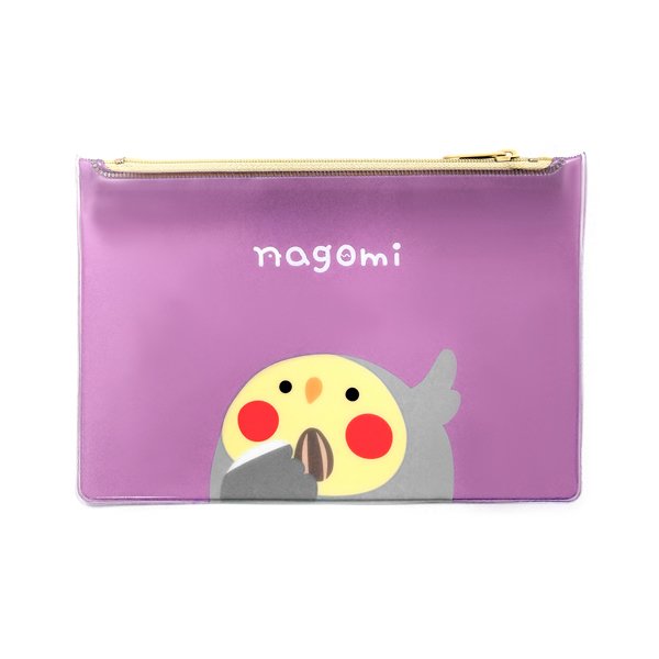 【なごみシリーズ】ビニールポーチ　★オカメノーマル　◆ゆうパケット対応◆　オカメインコ《アウトレット》