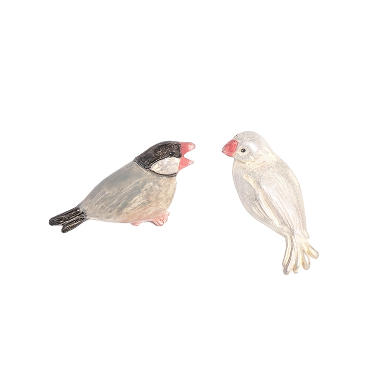 ピアス ★おしゃべり文鳥　◆ゆうパケット対応◆ 【ブラフシューペリア】