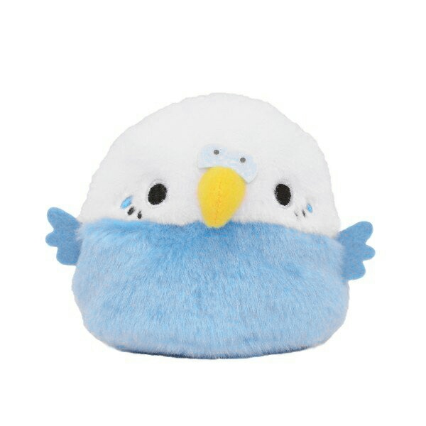 セキセイインコ青 ぬいぐるみ ことり 小鳥 雑貨 グッズ 手のひらサイズ ふわふわ もっちり まんまる ころころ 癒し おもちゃ 人形 ぬい撮り インテリア ディスプレイ 置物 三英貿易 だんごフレンズ プレゼント ギフト 贈り物【とりだんご】