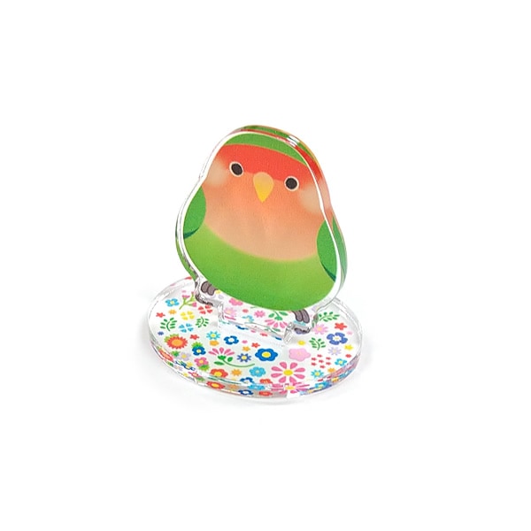 アクリルスタンド　ことりコレクション　★コザクラインコ　◆ ゆうパケット対応 ◆ 【サザンDSクリエイト】