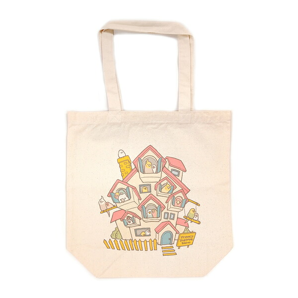 トートバッグ　★MY HOME IS YOUR HOME　《Mサイズ》　◆ゆうパケット対応◆ 【BIRDSTORY】