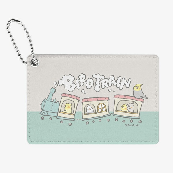 パスケース　★BIRDTRAIN（オカメインコ）　◆ゆうパケット対応◆ 【BIRDSTORY】