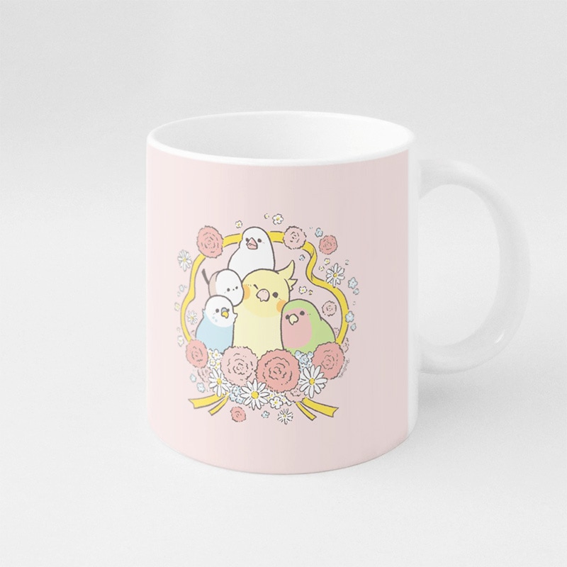 �ޥ����å� Ribbon with Carnation ���� ���Ȥ� �ޥ� ���å� ����� ���ե� �����͡������ �ץ쥼��ȡ�BIRDSTORY��