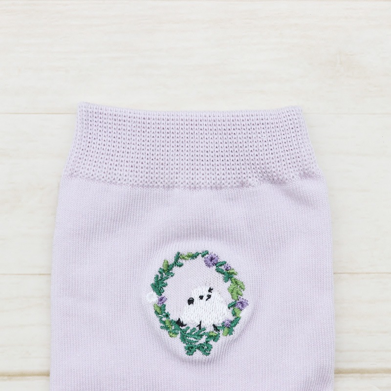 刺繍ソックス ★リースしまださん　◆◆ 【フレンズヒル】