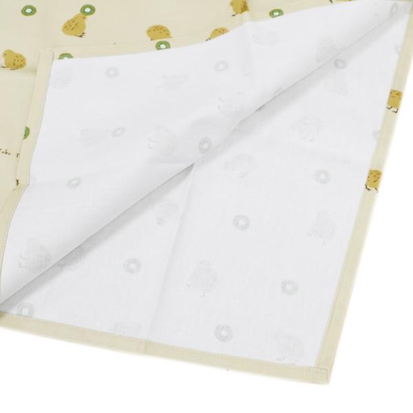 サロンエプロン とことこキーウィ　野鳥 ことり 小鳥 雑貨 グッズ 前掛け 腰巻 腰下 綿100％ 布製 ポケット付き 鳥柄 イラスト かわいい おしゃれ  キッチンウェア 作業着 家事 料理 掃除 介護 保育士 ガーデニング  レディース メンズ 大人 和雑貨【濱文様】