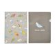 A4クリアファイル ★全5種 ポーズ文鳥 カラフルインコ わくわくシマエナガ ことりすし パターン柄 お品書き ◆ゆうパケット対応◆【ことりすまいる】【ことりすし】