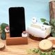丸太スマホスタンド ★ スズメ シマエナガ ◆◆ ことり スマートフォン アクセサリー すずめ 雀 しまえなが【DECOLE】