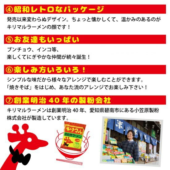 キリマルラーメン 1食◆セキセイラーメン インコラーメン コザクラインコラーメン ブンチョウラーメン ペンギンラーメン◆ 【小笠原製粉】