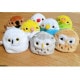 白ふくろう ぬいぐるみ 梟 フクロウ ことり 小鳥 雑貨 グッズ 手のひらサイズ ふわふわ もっちり まんまる ころころ 癒し おもちゃ 人形 ぬい撮り インテリア ディスプレイ 置物 三英貿易 だんごフレンズ プレゼント ギフト 贈り物【とりだんご】