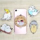 【ことりすまいる】アクリルスマホグリップ ★文鳥　◆ゆうパケット対応◆ スマホ 落下防止 スマホアクセサリー スタンド