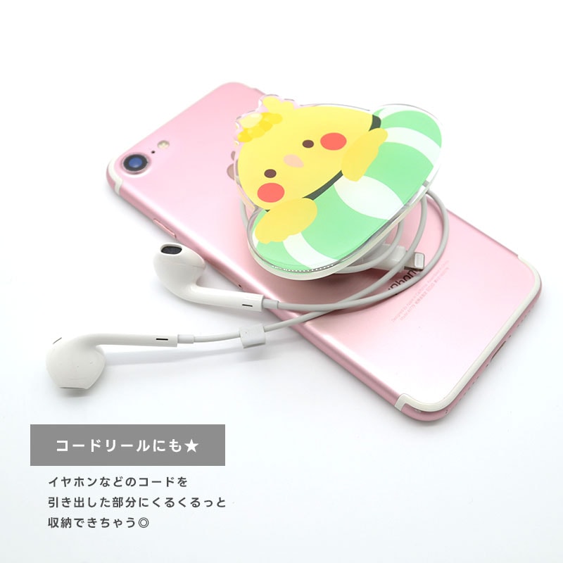【ことりすし】アクリルスマホグリップ ★まぐろ　◆ゆうパケット対応◆ スマホ 落下防止 スマホアクセサリー スタンド