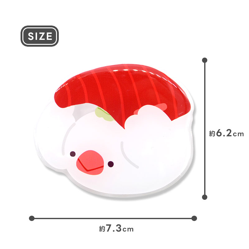 【ことりすし】アクリルスマホグリップ ★まぐろ　◆ゆうパケット対応◆ スマホ 落下防止 スマホアクセサリー スタンド