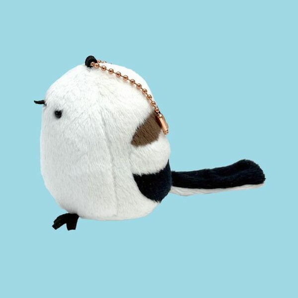 キーチェーン シマエナガ　キーホルダー マスコット ことり 小鳥 雑貨 グッズ かわいい ふわふわ もふもふ 癒し 手のひらサイズ ボールチェーン アニマル 動物 ぬいぐるみ 人形 ぬい撮り インテリア ディスプレイ 飾り プレゼント ギフト 贈り物【TSTアドバンス】