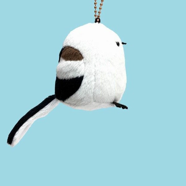 キーチェーン シマエナガ　キーホルダー マスコット ことり 小鳥 雑貨 グッズ かわいい ふわふわ もふもふ 癒し 手のひらサイズ ボールチェーン アニマル 動物 ぬいぐるみ 人形 ぬい撮り インテリア ディスプレイ 飾り プレゼント ギフト 贈り物【TSTアドバンス】