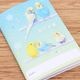血圧手帳 とりアート ★にじいろいんこ ◆ゆうパケット対応◆ セキセイインコ【とりアート】