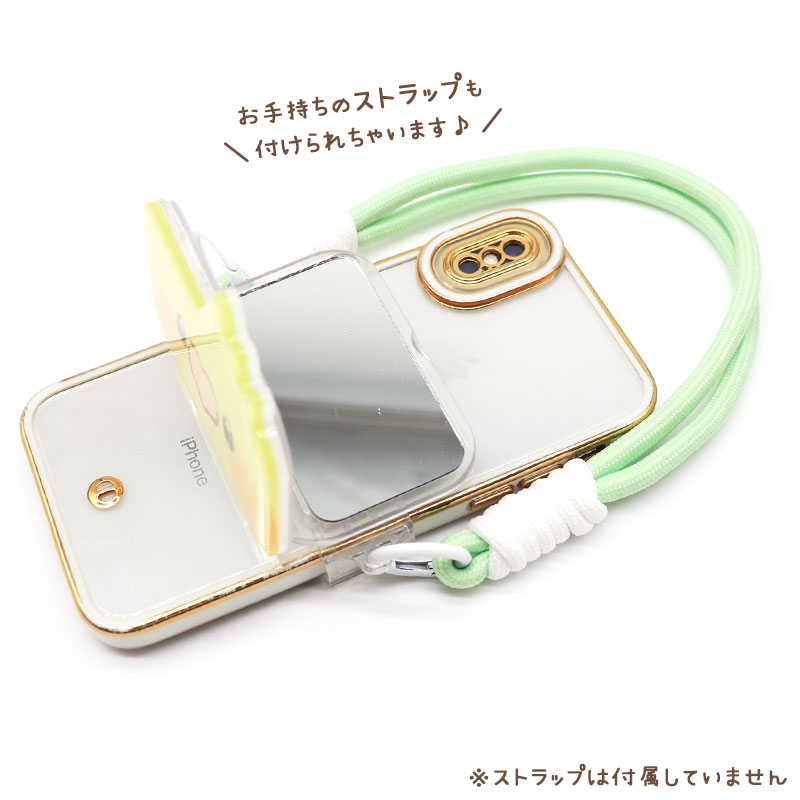 スマホクリップ(ミラー付き) ★オカメインコ ◆◆ 【ゆとり屋】