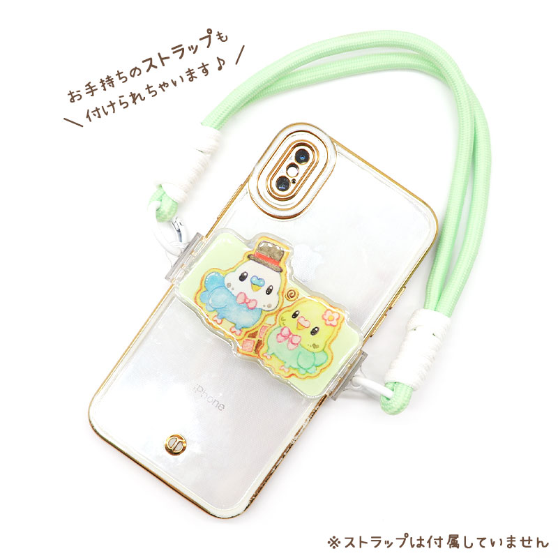 スマホクリップ ★セキセイインコ ◆◆ 【ゆとり屋】