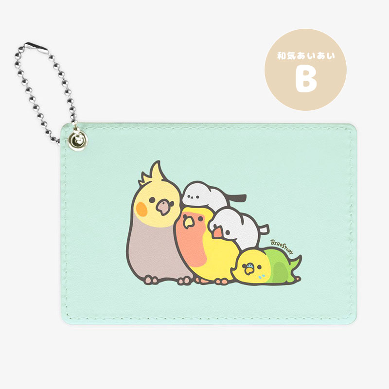 パスケース ★MOFU MOFU BIRD ◆ゆうパケット対応◆ 【BIRDSTORY】