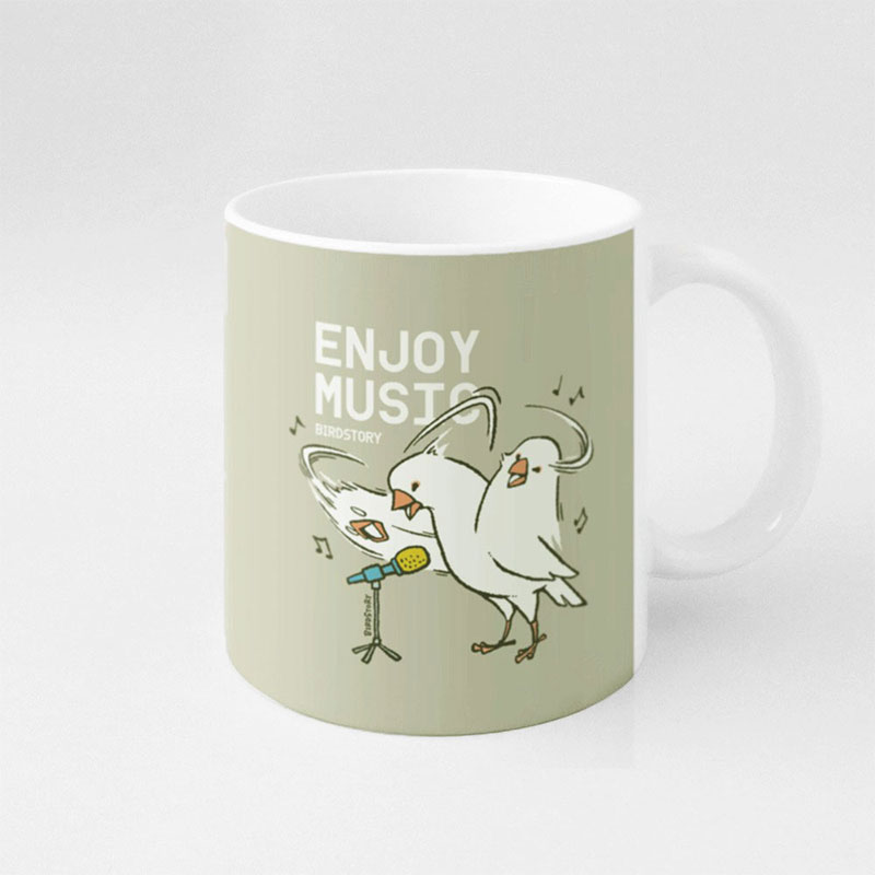 マグカップ ENJOY MUSIC ◆◆ 【BIRDSTORY】