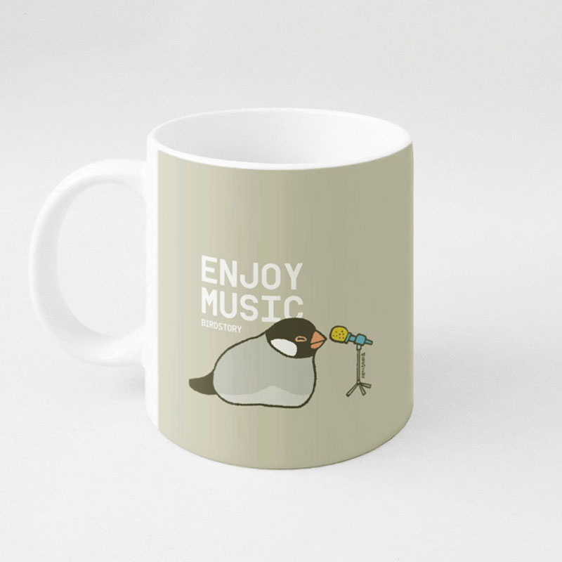 マグカップ ENJOY MUSIC ◆◆ 【BIRDSTORY】