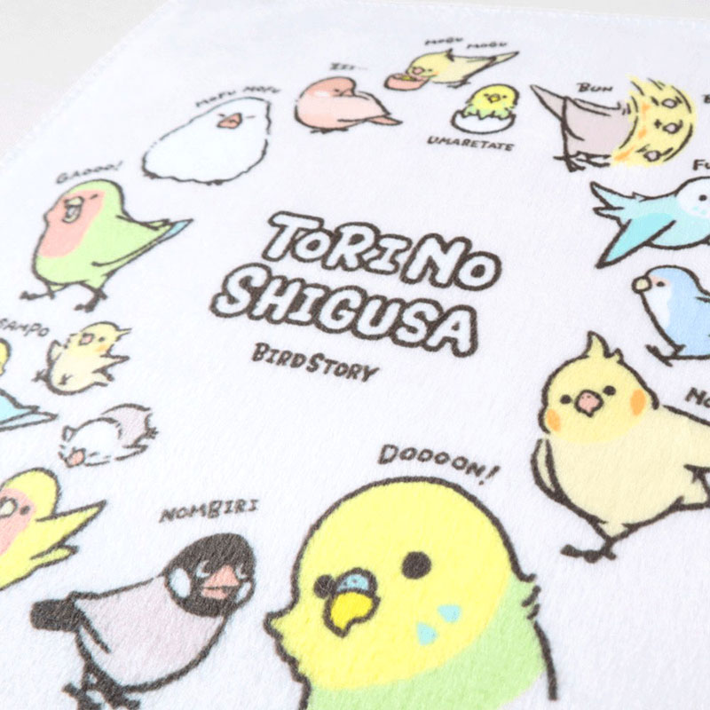 ミニタオル TORINOSHIGUSA ★いろいろ　◆ゆうパケット対応◆ 【BIRDSTORY】