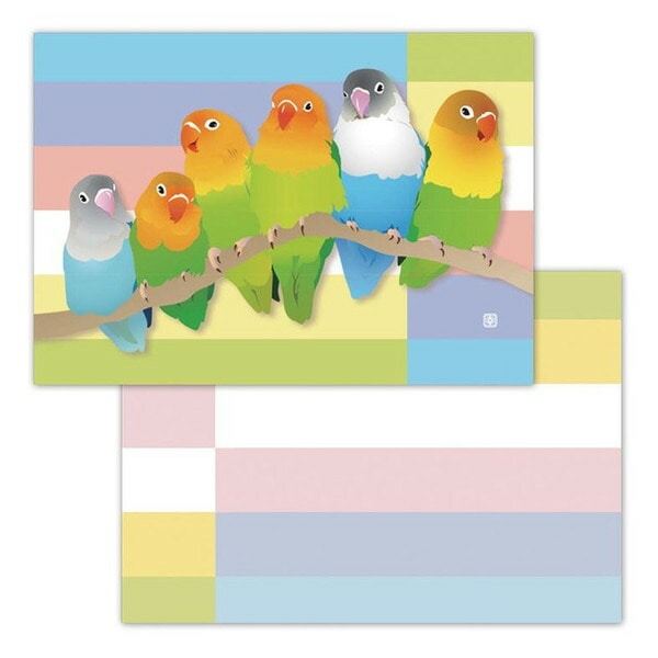 メモ帳 LoveloveloveBirds ◆ゆうパケット対応◆ 【クリエイティブモーション】