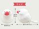 《数量限定セット》【ことりすまいる】 白文鳥 ぬいぐるみ　限定ミニ巾着付き  ◆◆
