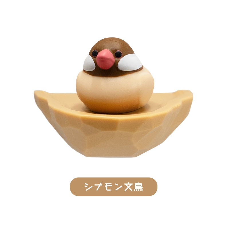 トリの巣 輪ゴムホルダー ◆◆ オカメ セキセイ インコ 文鳥 シマエナガ 文房具 収納 【Biite】