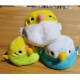 セキセイインコ緑 ぬいぐるみ ことり 小鳥 雑貨 グッズ 手のひらサイズ ふわふわ もっちり まんまる ころころ 癒し おもちゃ 人形 ぬい撮り インテリア ディスプレイ 置物 三英貿易 だんごフレンズ プレゼント ギフト 贈り物【とりだんご】