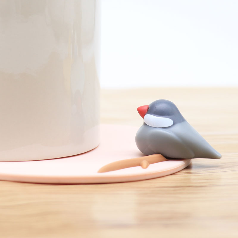 トリさんコースター ◆◆ オカメ セキセイ インコ 文鳥 シマエナガ コースター キッチン 【Biite】