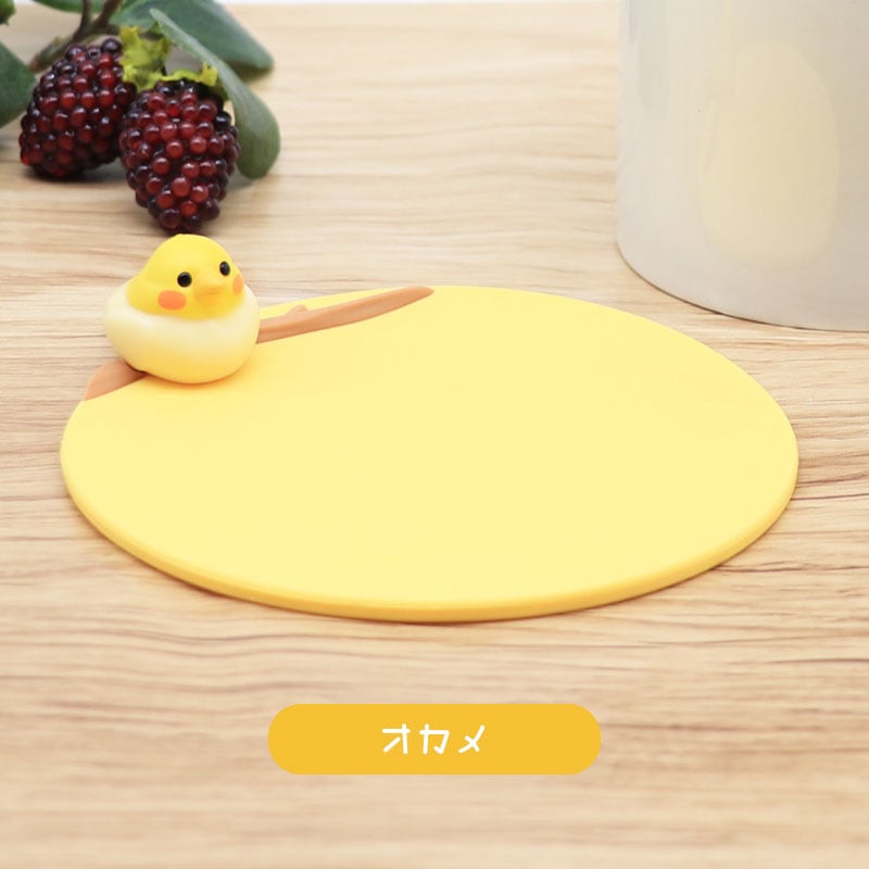 トリさんコースター ◆◆ オカメ セキセイ インコ 文鳥 シマエナガ コースター キッチン 【Biite】