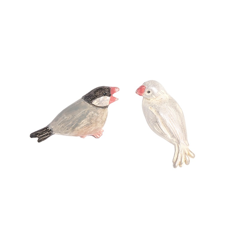 ピアス ★おしゃべり文鳥　◆ゆうパケット対応◆ 【ブラフシューペリア】