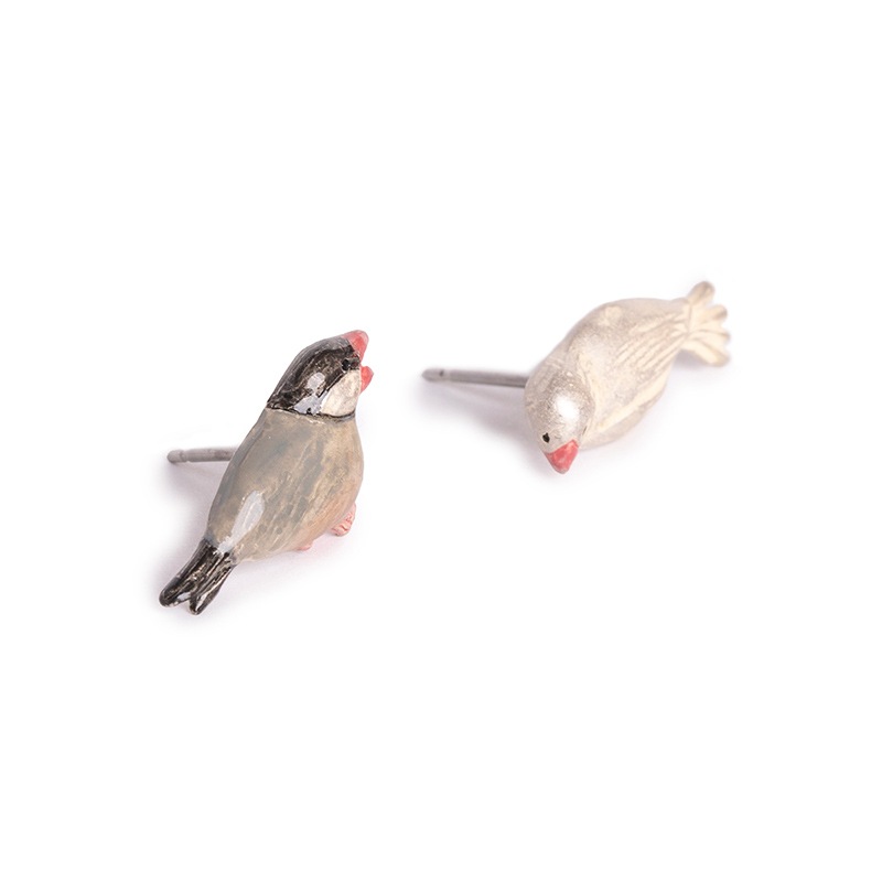 ピアス ★おしゃべり文鳥　◆ゆうパケット対応◆ 【ブラフシューペリア】