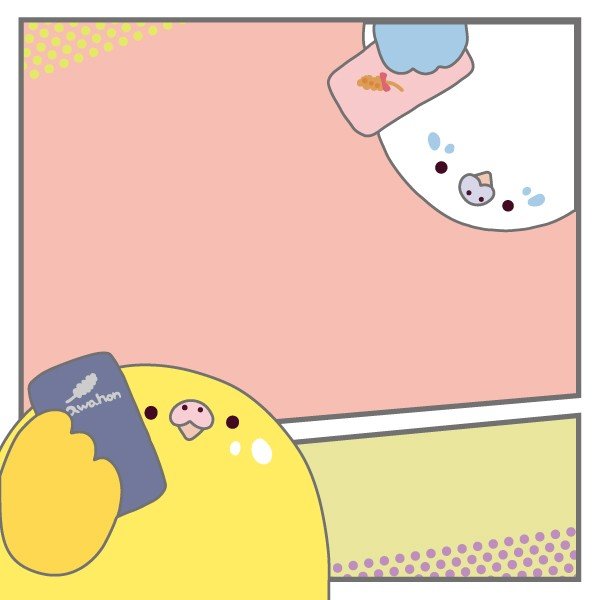 【なごみシリーズ】メモ帳　★セキSAY　◆ゆうパケット対応◆　セキセイインコ