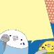【なごみシリーズ】メモ帳　★セキSAY　◆ゆうパケット対応◆　セキセイインコ