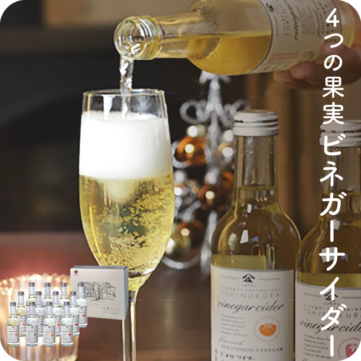 産地直送【九州果実の恵み ビネガーサイダー12本入り】　お歳暮 帰省暮 お中元 夏ギフト キャンプ飯 送料無料 _夏ギフト