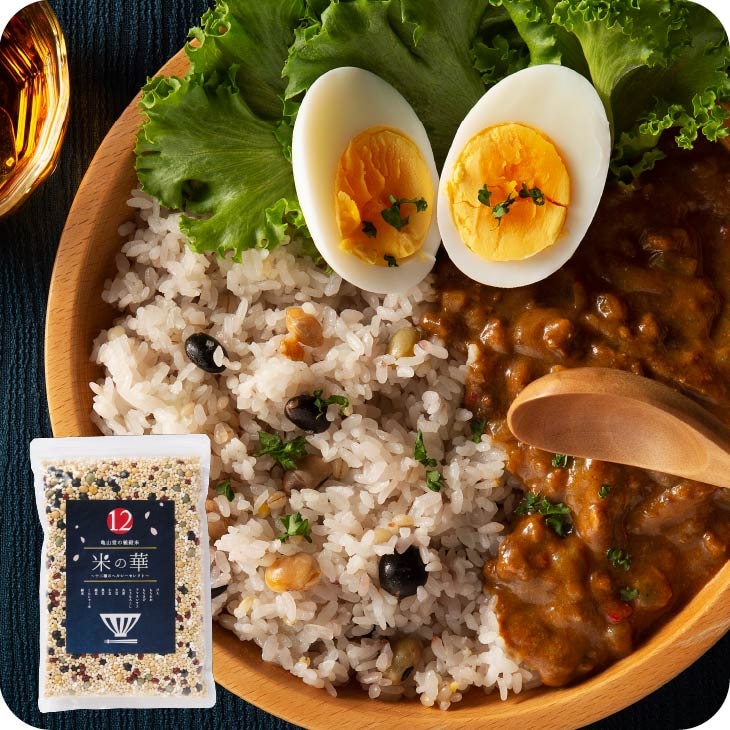 米の華－12種のヘルシーセレクト 500g 雑穀 ブレンド メール便(クリックポスト） 出店店舗別\長崎県\健やか総本舗亀山堂