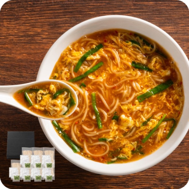 産地直送 「 ゆふいん 辛麺 7人前 」九州 お取り寄せ 大分 湯布院 由布院 宮崎 みやざき ご当地グルメ 辛麺 こんにゃく麺 有機 そば粉 激辛 ラーメン パッケージレス 送料無料