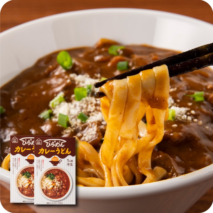 産地直送 「ひらめんカレーうどん」 九州 お取り寄せ 福岡 カレーうどん ギフト 手土産 送料無料