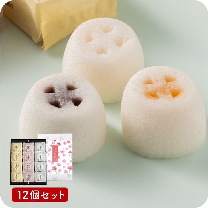 予約受付 母の日限定「島津公3種12個入り」 かるかん 桜島小みかん みかん餡 小豆 こし餡 銘菓 もっちり しっとり ギフト 贈答 送料無料 2026