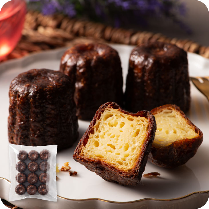 産地直送「訳あり 運命のいたずらカヌレ 12個入」九州 お取り寄せ カヌレ プレーン 洋菓子 国産素材 焼き菓子 大容量 お得 福岡 送料無料