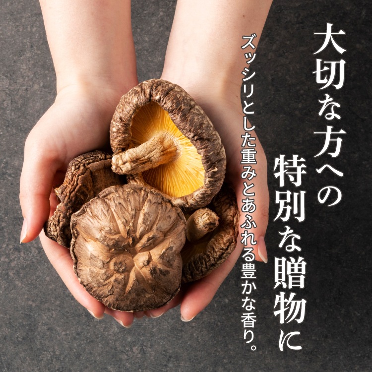 国産】大分産大玉どんこ 椎茸（干ししいたけ）130g 紙箱入 無農薬 原木