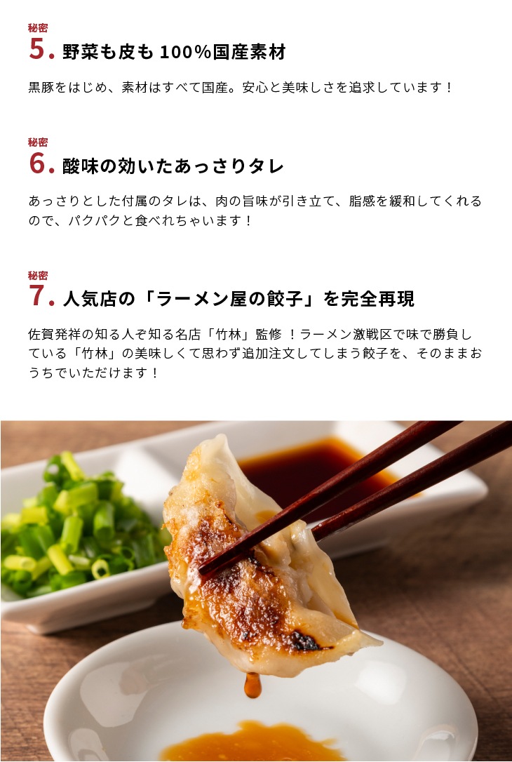 産地直送「本格博多ラーメン竹林監修 黒豚生餃子 40個」九州 お