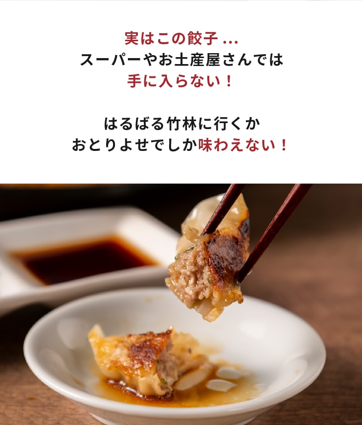産地直送「本格博多ラーメン竹林監修 黒豚生餃子 40個」九州 お